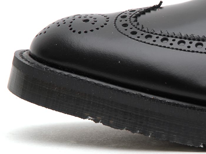 ジョージコックス13589ブラックレザー／ROCK SHOES COMPANY