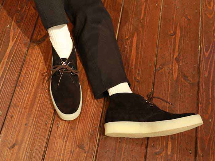 ジョージコックス RALEIGH別注 POP-BOY SUEDE“DISCOTHEQUE”CHUKKA