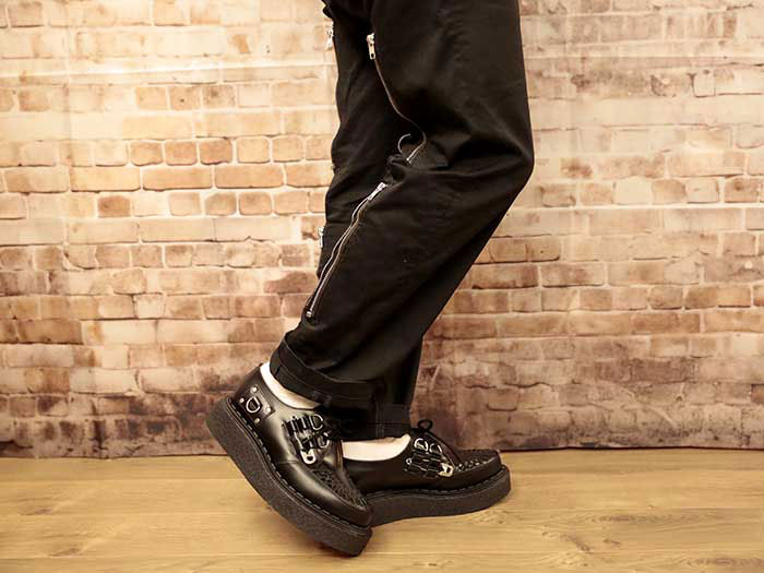 SAFETYPIN SKIPTON 15426ブラッレザーブラックインターレースのメインイメージ